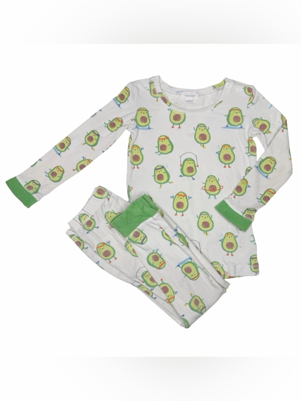 Angel Dear Exercising Avocados Pajamas